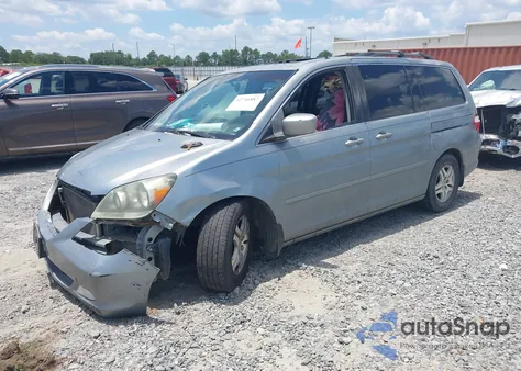 2007 Honda Odyssey Exl z USA, uszkodzony, nr VIN 5FNRL38767B102609